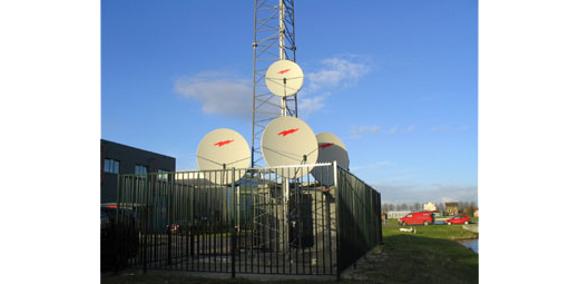 Het nieuwe ontvangsstation aan de Lorentzstraat
